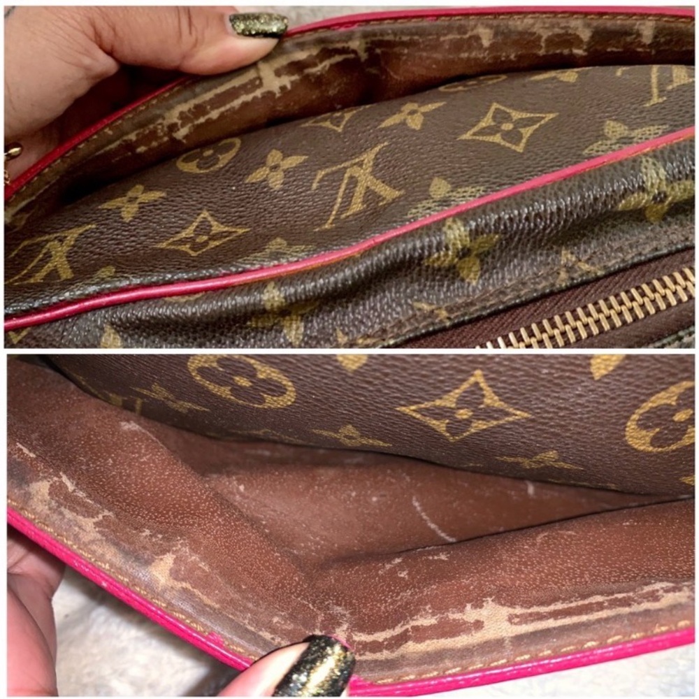 👑✅PRICE FIRM✅ AUTHENTIC Louis Vuitton Monogram Compiegne 28 Clutch Pouch - Picture 12 of 16